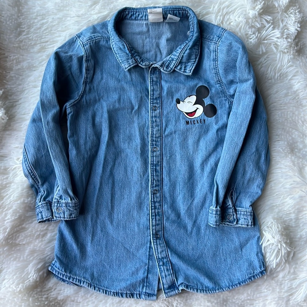 Mickey Mouse button up